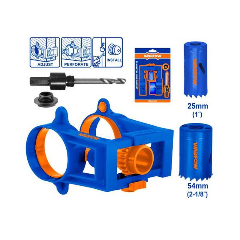طقم حفر كالون Door Lock Installation Hole Saw wkj2404