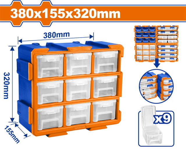 طقم ادراج WADFOW WTB8331 Modular storage tower