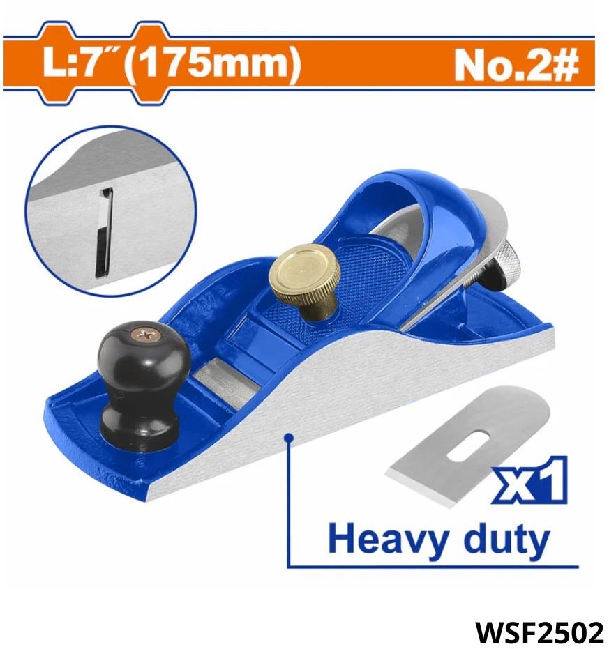 فارة يدوي رابوطة ميني 7″  WADFOW NO.2 BENCH PLANER WSF2502