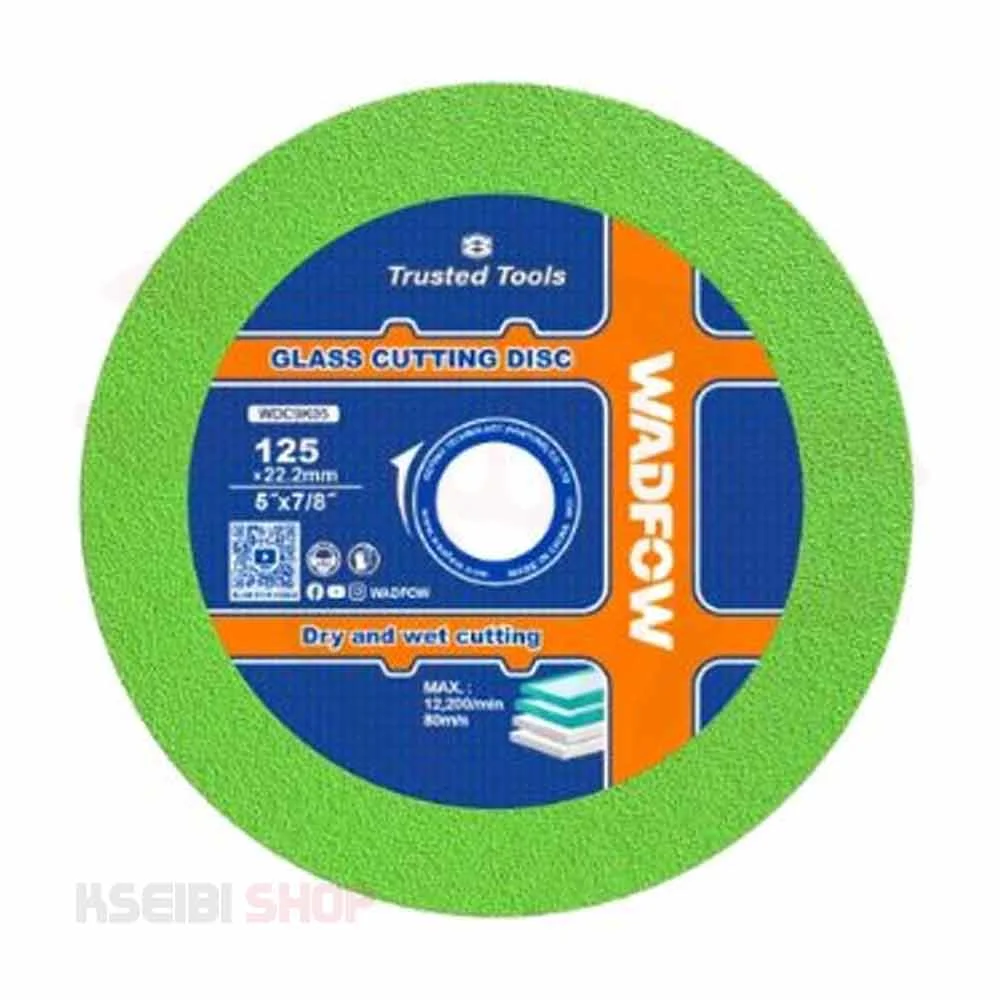 حجر قطع زجاج 5 بوصة WADFOW GLASS CUTTING DISC WDC9K05
