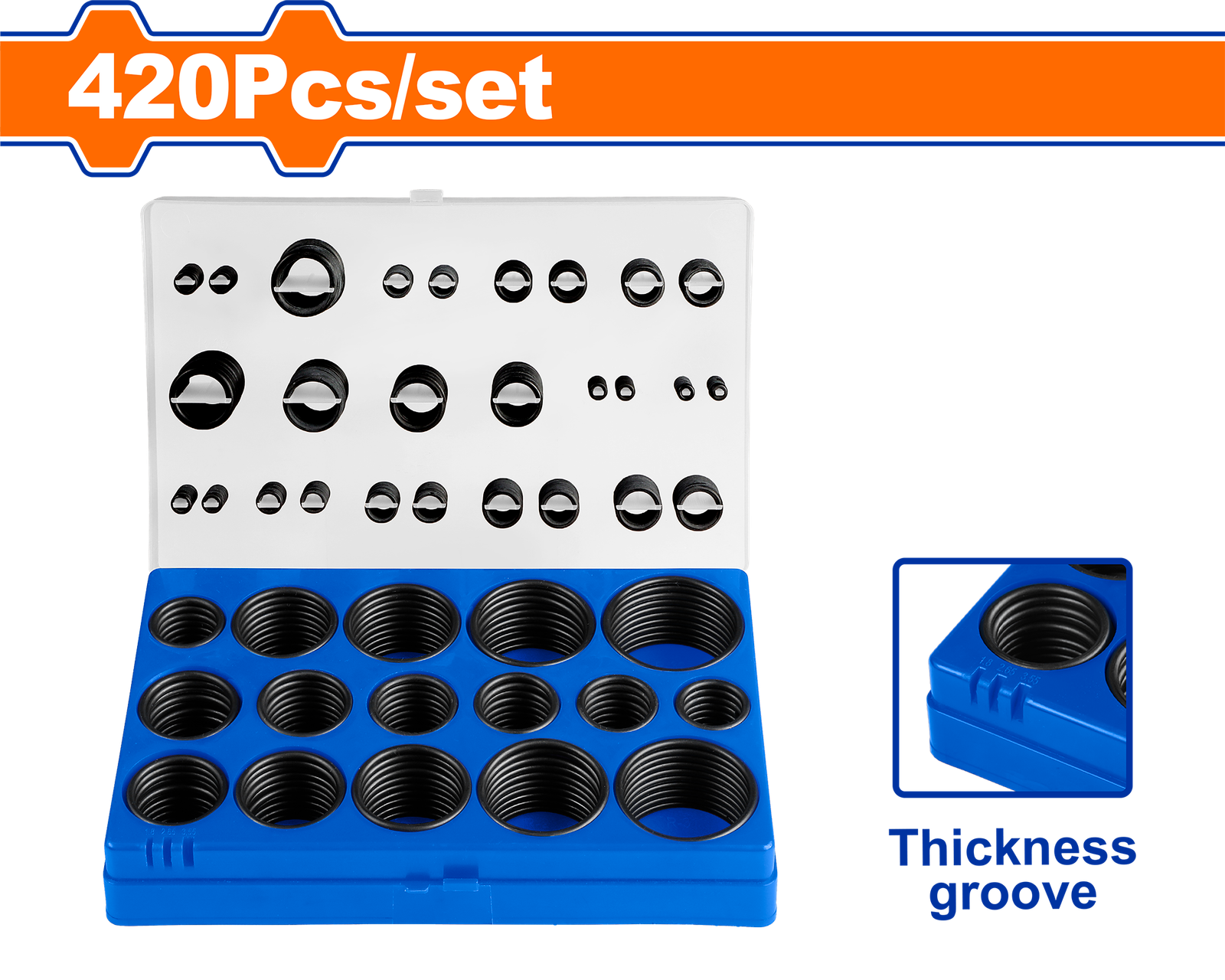 طقم اورينج WJQ1B05 420 Pcs O-ring assortment kit