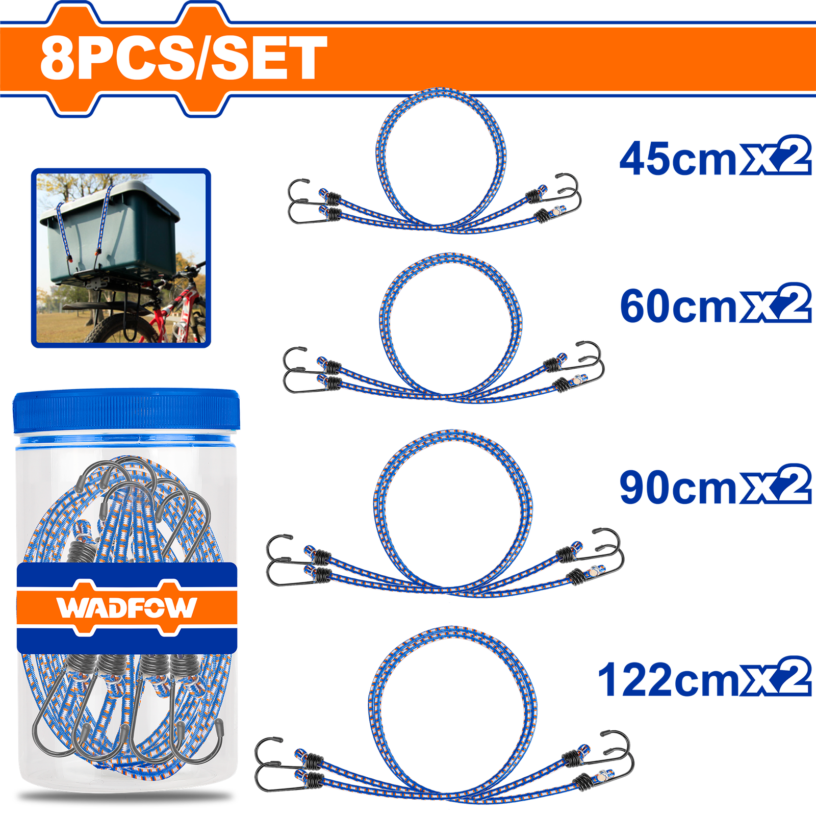 مجموعة حبال الأمتعة WLRP2T08 Luggage rope set