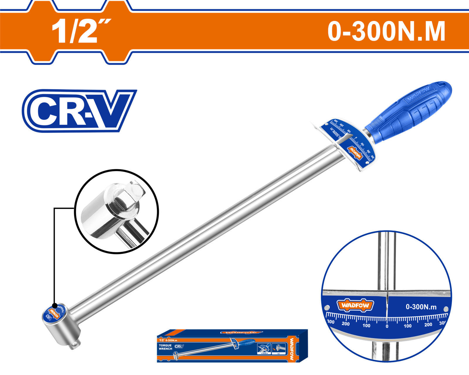 مفتاح عزم الدوران نص بوصه   WSA8101 Torque wrench