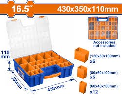 WTB1622 WADFOW صندوق بلاستيك منظم علب متعدده