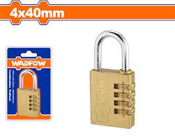 WPD3444 4 Digit brass combination padlock قفل رقمي wadfow