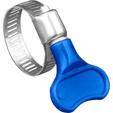 wadfow  American type butterfly hose clamp افيز معدن اوتوماتيك